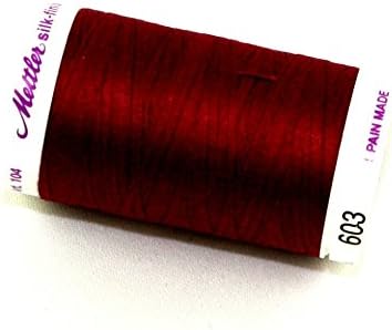 Mettler No 50 Silk Finish Cotton Quilting Thread 547m 547m 603 Pomegranate - Each