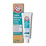 Arm & Hammer 100% Natural Whitening Protection Toothpaste, Baking Soda Teeth Whitening Toothpaste for Superior Stain Removal, 75 ml Tube