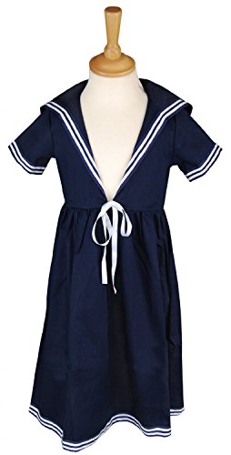 modAS Matrosenkleid in blau für Kinder klassischer Stil Größe 116
