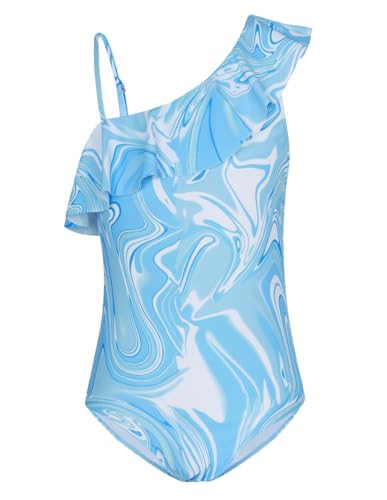 Image of GRACE KARIN Girls One Piece Swimsuits with Mesh Skirt Bathing Suit Swimwear 6-14Y