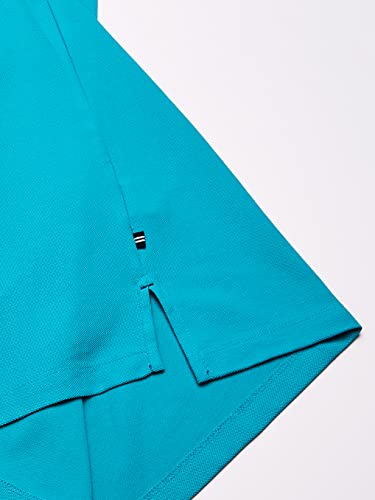 Nautica Men's Big-Tall Classic Fit Short Sleeve Solid Performance Deck Polo Shirt Shirt, Tropic Wave, 3XLT Tall - image 2