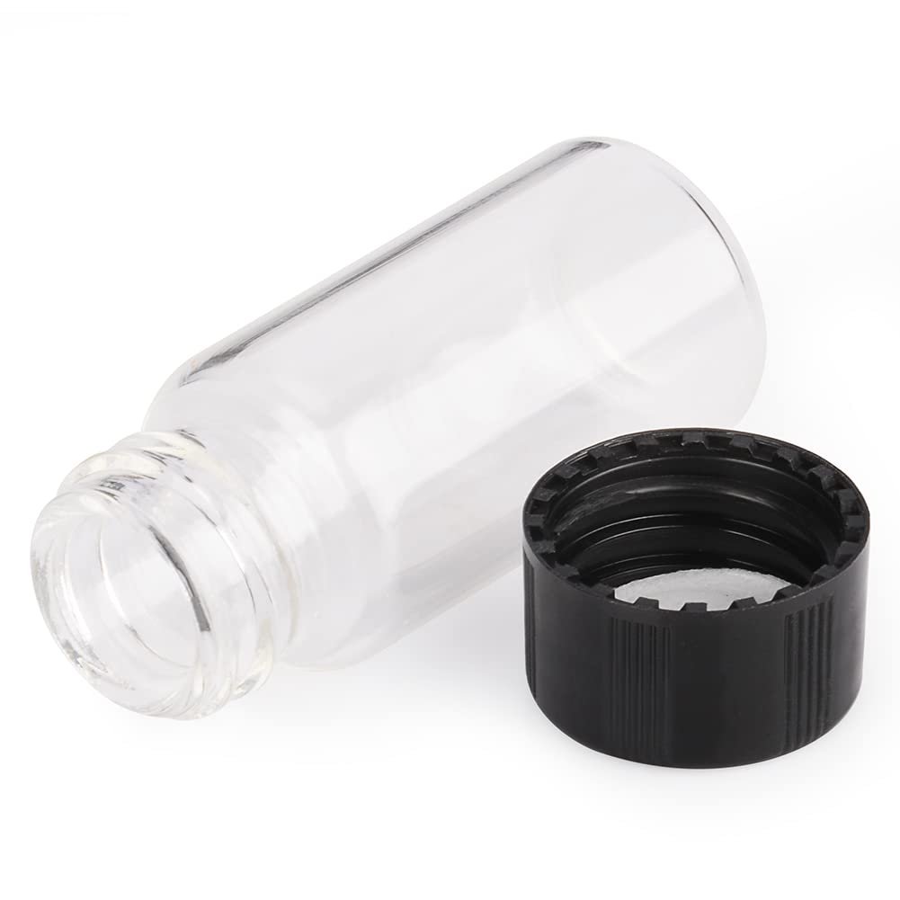 Labasics Viali Campione in Vetro Trasparente con Tappo a Vite, Flacone per Campionamento Liquido Flacone Reagente con Chiusura a Tappo, 10 ml, Confezione da 10