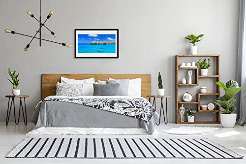 Affiche encadrée 60x40 pour murs vides : cadre photo mer salon et cuisine - 2