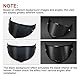 PSLER Helm Visier Verspiegelt für AGV Pista GP RR Pista GPR CORSA-R RACE 3 RACE 2,Helmvisier Getöntes Visier Motorradhelm Zubehör Ersatz(Tiefes Schwarz)