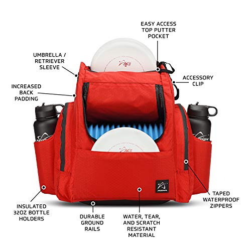 image for Prodigy Disc Golf BP-2 V3 Backpack - Disc Golf Bag Organizer - Holds 2
