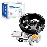 Power Steering Pump with Pulley Fits for Nissan Altima 2007-2012, Maxima 2009-2014, Murano 2009-2014 V6 3.5L Gas Replaces 49110-1AA0A, 49110-9N00A, N9900751, 21-5485 Power Steering Asist Pump