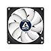 ARCTIC F9 PWM - 92 mm PWM Case Fan, PWM-Signal regulates Fan Speed, Quiet Motor, Computer, Fan Speed: 150-1800 RPM - Black, White
