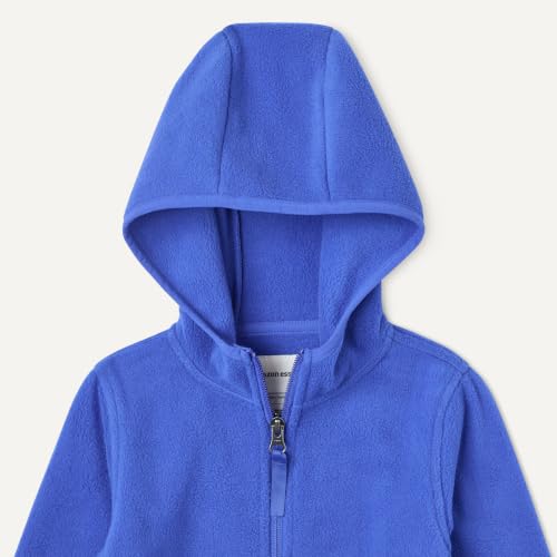 Image of Amazon Essentials Boys and Toddlers' Polar Fleece Full-Zip Hooded Long Sleeve Insulated Coat Jacket