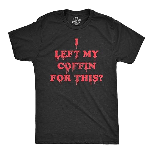 T-shirt original homme I Left My Coffin pour cadeau Halloween drôle