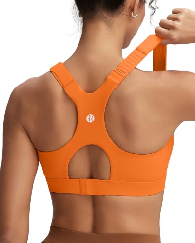 Image of RUNNING GIRL Sports Bras for Women High Support, Adjustable Straps High Impact Racerback Bra with Hook Closure Molded Cup