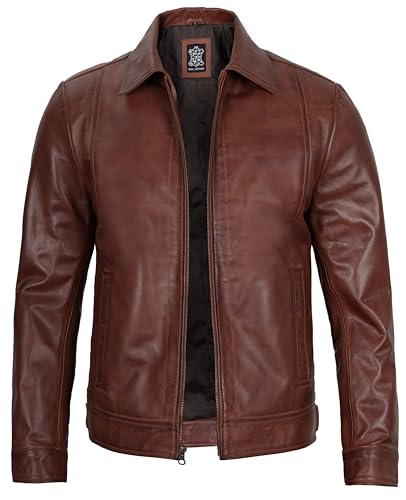 Decrum Vintage Lambskin Leather Jacket