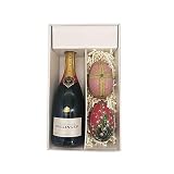 Confezione regalo bianca - Champagne Bollinger - 1 Brut - 2 Oeufs de Fabergé (motif aléatoire) LE PETIT DUC