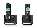  Alcatel F690 Voice Schnurlostelefon (DECT-Telefon, Terminal, 100 Eintragungen, Schwarz)
