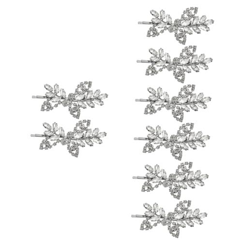 Barrettes à cheveux pour filles FRCOLOR, le coffret cadeau idéal avec strass en forme de feuilles