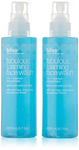 bliss Fabulous Foaming Face Wash Gel Set, 6.7 oz.