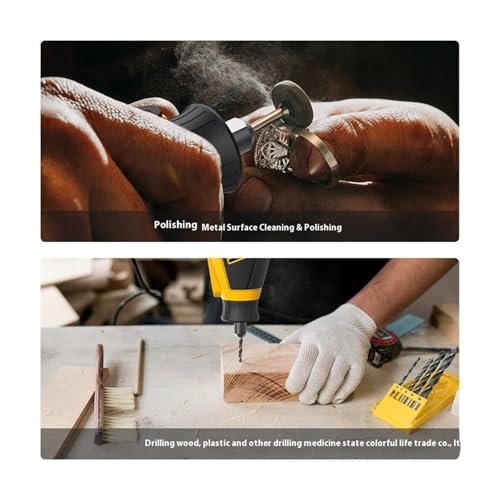 Rotary Tool Kit Power Hand Tools Mini for Wood/Metal, Electric Grinder Drill Machine,for Home DIY - Image 4