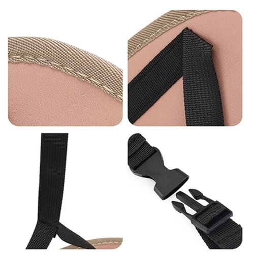 Hamaca para viajes en avión - Reposapiés de viaje, reposapiés ajustable, ideal para vuelos de larga distancia, viaje de negocios, coche, oficina, camping, vacaciones - imagen 7