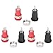 Yosoo Health Gear 10PCS 4mm Banana Female Jack Panel,Socket Safe Return Type Red Black Safety Adapter Panel Chassis Soldering Type Terminal Block for Electronic Industrial Equipment