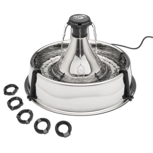 PetSafe Drinkwell Stainless Multi-Pet Fountain, 1 Gallon