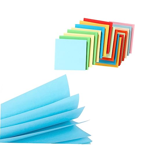 SEWACC 500 Pçs Papel Colorido Para Papel De Origami Para Papel De Corte De Papel Artesanal Papel De