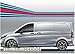 Para X2 Mercedes Vito Martini 004 Rayas laterales Rayas Vinilo Gráficos Pegatinas Calcomanías