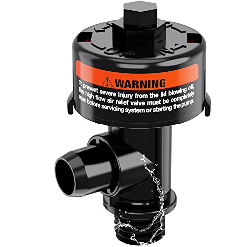 98209803 High Flow Manual Air Relief Valve Replacement For Pentair Pool And Spa Filters, Pool Filter Air Relief Valve, Air Relief Valve For Pool Filter, Includes Relief Valve, Gauge Plug, O-Rings. #TOP9
