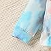 WMHNEI Toddler Kid Girl Clothes Tie Dye Pullover Sweatshirt + Girl Fashionable Colorful Leggings 2PC Pant Set(4-5T)