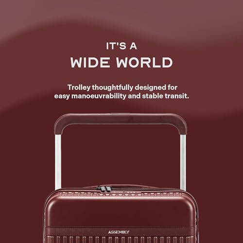 Image of Assembly Hard Trolley Bags Set of 2 | Premium Polycarbonate Cabin 20 & Check-in 28 inches Luggage with Wide Handle & Silent 360 Degree Wheels