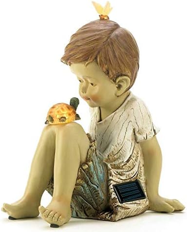 Summerfield Terrace 13913 Making Friends Solar Sculpture, Multicolor