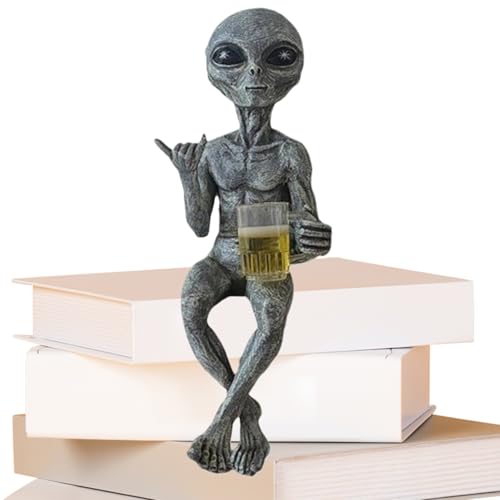 Genérico Extraterrestrial Alien Figurine - Desk Ornament for