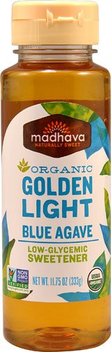 Madhava Organic Blue Agave Golden Light 11.75 fl oz 2 pc miniatura 1
