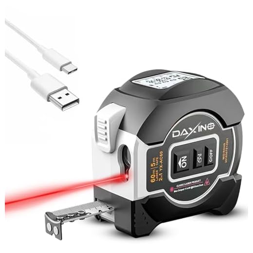 DAXINO 2 in 1 Digital Tape Measure