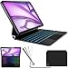Nuflaz Tastiera per iPad Air 11 Pollici M2 M3 e iPad Pro 11 Pollici (1ª-4ª Gen), Air 7/6/5/4 Gen, Custodia con Trackpad Multi-Touch, QWERTY Italiano, Retroilluminata 7 Colori, Nero Grigio immagine