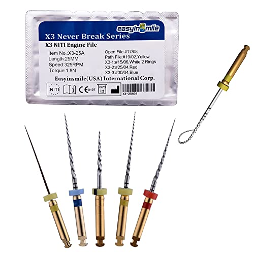 Snawop X321 Dental Endodontic Niti Rotary Files X3 Twisted Never Breaking Files cover