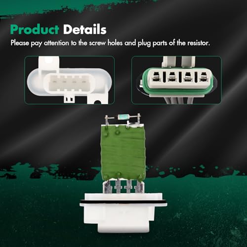 Image of SCITOO Blower Motor Resistor with Harness Regulator fit for 2004-2012 Chevrolet Colorado /2004-2012 GMC Canyon /2006 Isuzu i-280 /2007-2008 for i-290,i-350,for Isuzu i-370 OE#15218254