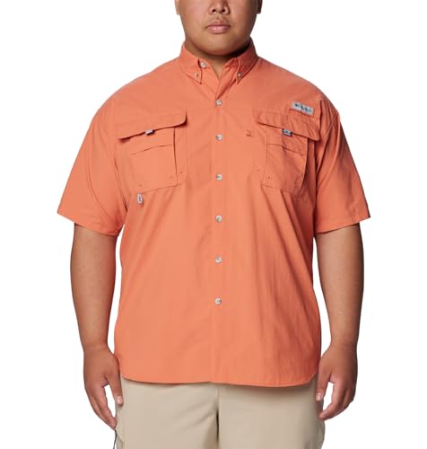 Image of Columbia Men Omni-Shade Bahama II Hiking and Trekking Short Sleeve Shirt
