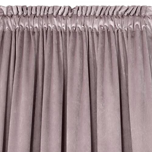 Eurofirany Design91 ROSA Soft Plain Opaque Velvet Curtain with Tape For Rail, 1 Unit - Image 2