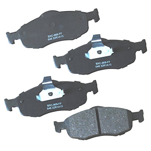 Image of Bendix Premium SBC648 Ceramic Front Brake Pads for Ford Contour 2000-1995, Mystique 1998-1995, Mercury Cougar 2002-1999, Mystique 2000-1995