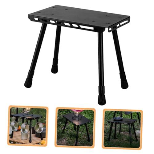 Table de camping pliante compacte et facile a transporter en fer - 5