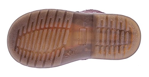 Bottines enfant légèrement doublées à fleurs grises taille 20 à 31