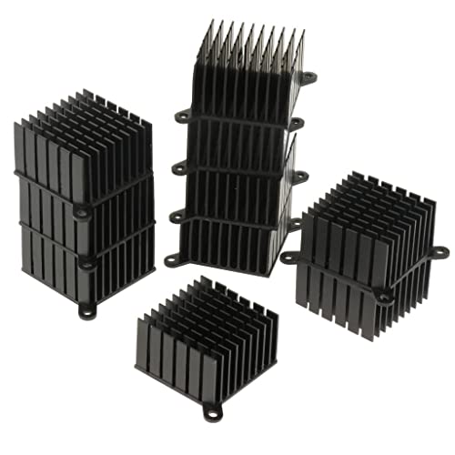 Image of Generic 38X38X23Mm Aluminum Heat Sink Heatsink Cooler Fin, Led Amplifier Transistor