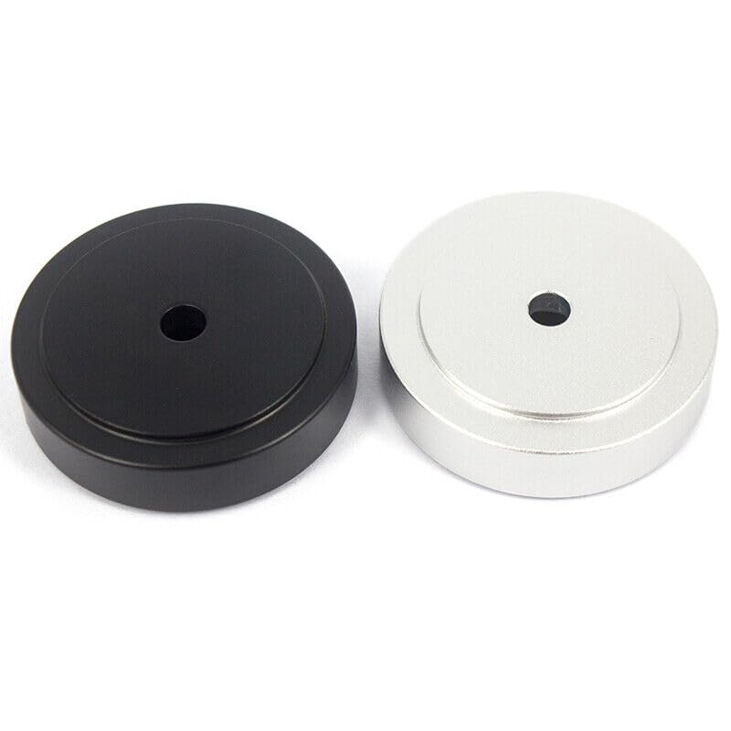 4X Full Aluminium Speaker Spike Shock-absorbing Isolation Stand Feet Pad 40x10mm