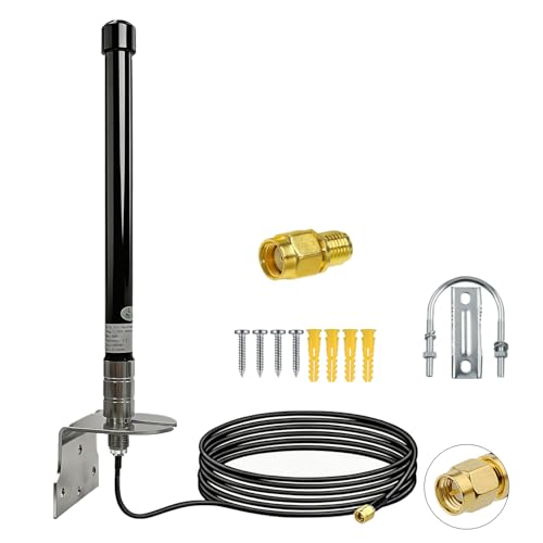 GTOMNI Trail Camera Antenna 4G LTE Long Range Cellular Antenna Full-Band External Signal Game Camera Antenna Booster - Ultra Strong Signal Strength Compatible with Any Cellular Trail Camera