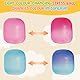 Fidget Toys Stressbälle für Kinder & Erwachsene - Sonnenlicht-farbenänderndes Malzsirup-Squishy, Langsame Rückkehr-Gelball, Sensorik Fidget Toy Light Change Stress Ball (Blue)
