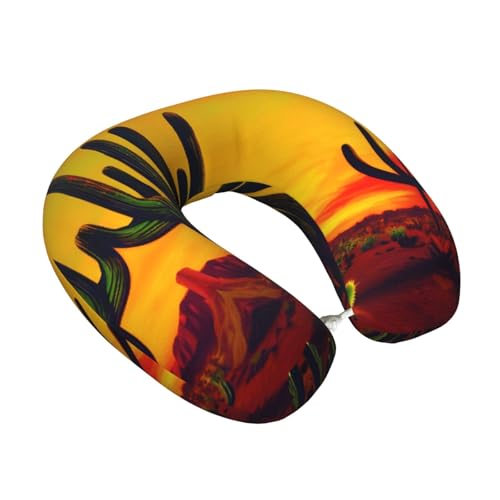 Almohada de espuma viscoelástica para viaje ajustable miniatura 2