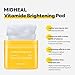 Mediheal Vitamide Brightening Pad - Vegan Face Hypoallergenic Pads with Niacinamide, Sea Buckthorn - Radiance Boosting Pads for Clear, Illuminating Skin 100 Pads