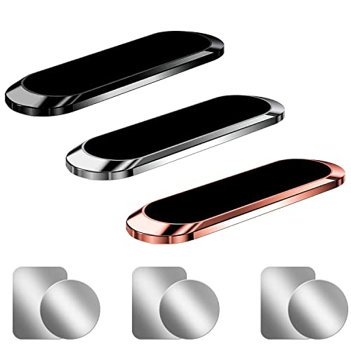 ZXK CO 3 Pack Magnetic Phone Holder for Car, Car Phone Mount with Super Strong Magnet Universal Dashboard Car Phone Holder Cell Phone Cradle for iPhone All Smartphones GPS Tablet etc