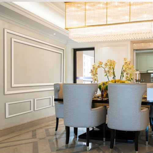 Panel de pared prefabricado Pangda con moldura plana para salón 7