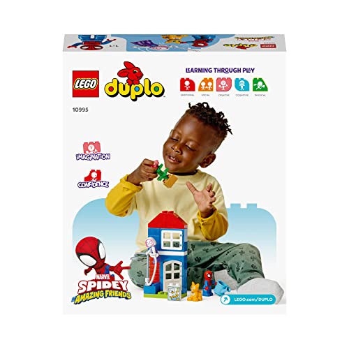 Image of LEGO DUPLO Marvel Spider-Man's House 10995 Building Toy Set; Spidey Gift for Ages 2+