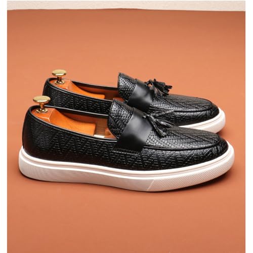 Men's Dress Penny Loafers, Mens Business Formal Leather Loafer Shoes, Casual Stylish Slip on Wedding Shoe for Men3